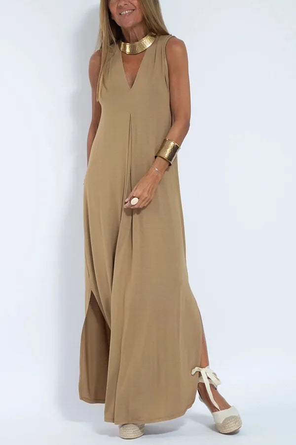 Heidi-Mode | Stilvolles Set aus Maxikleid und Cardigan