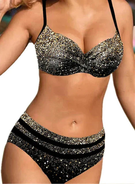 Heidi-Mode | Zweiteiliger Bikini mit Print