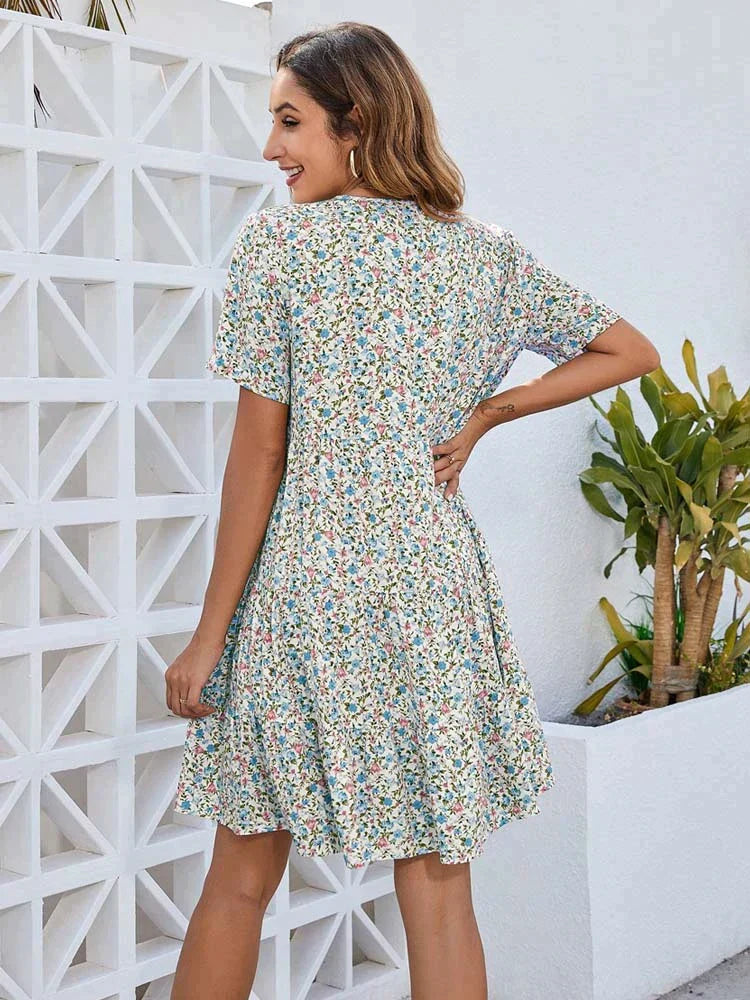 Heidi | Sommer-Blumiges Kleid