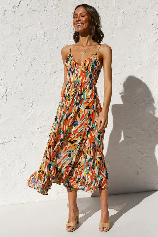Kleid mit Spaghettiträgern für Damen