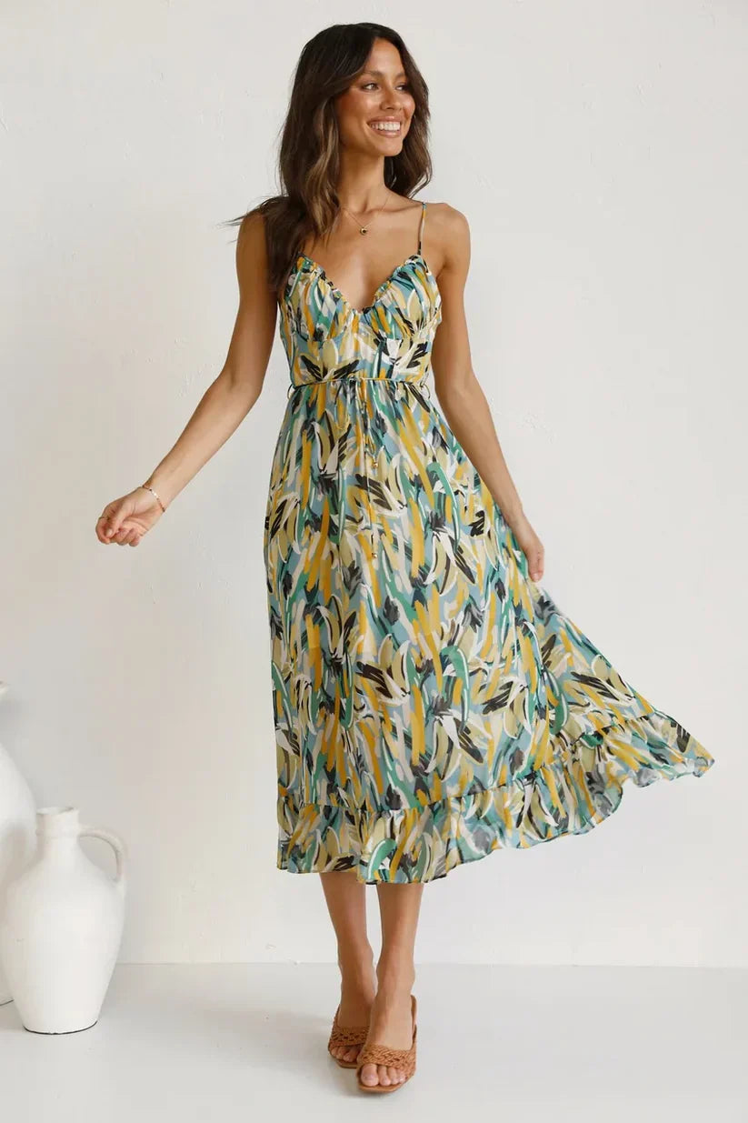 Kleid mit Spaghettiträgern für Damen