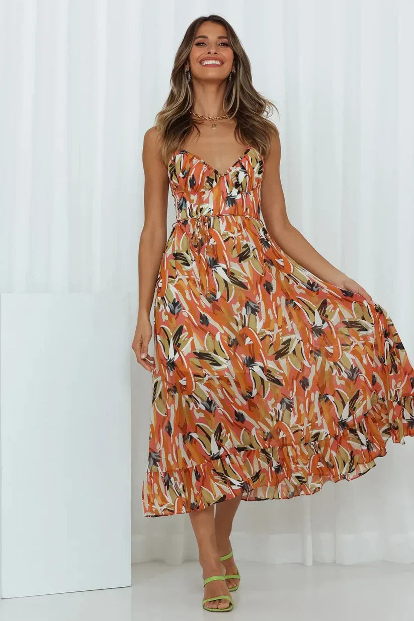 Kleid mit Spaghettiträgern für Damen