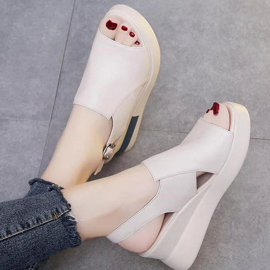 Heidi-Mode | Damen Chic Plattform Sandalen Trendy