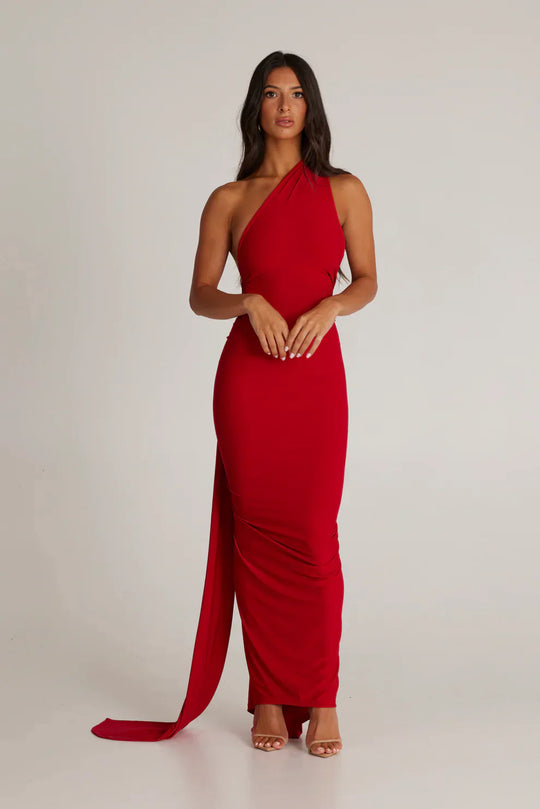 Heidi-Mode | Offene Rück Maxi Kleid