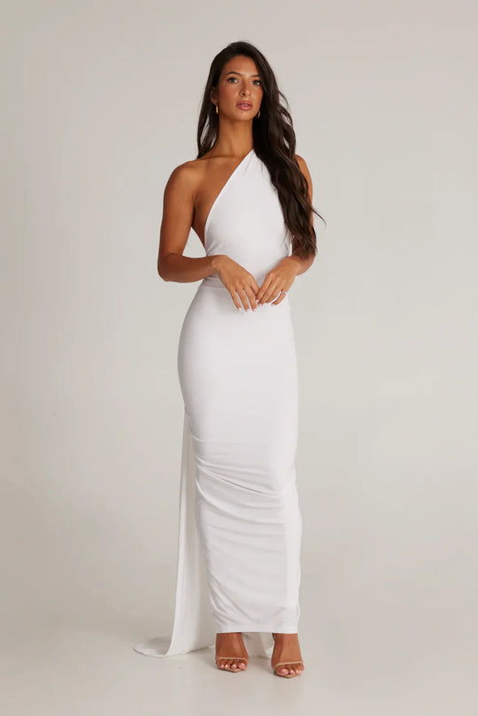 Heidi-Mode | Offene Rück Maxi Kleid