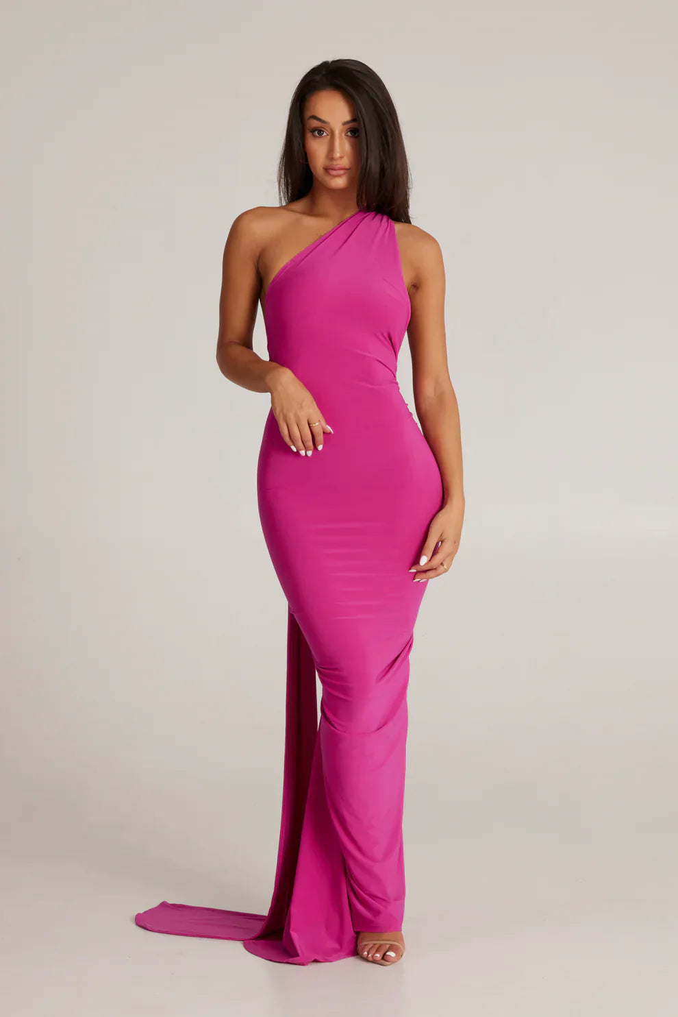 Heidi-Mode | Offene Rück Maxi Kleid