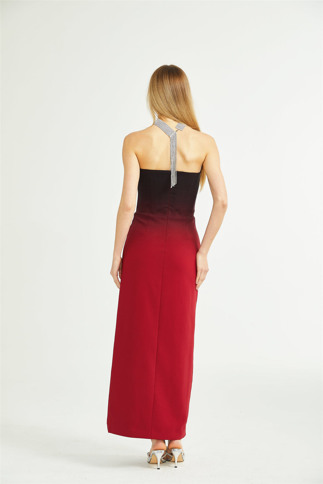 Heidi-Mode | Gradient Effekt Off Shoulder Kleid