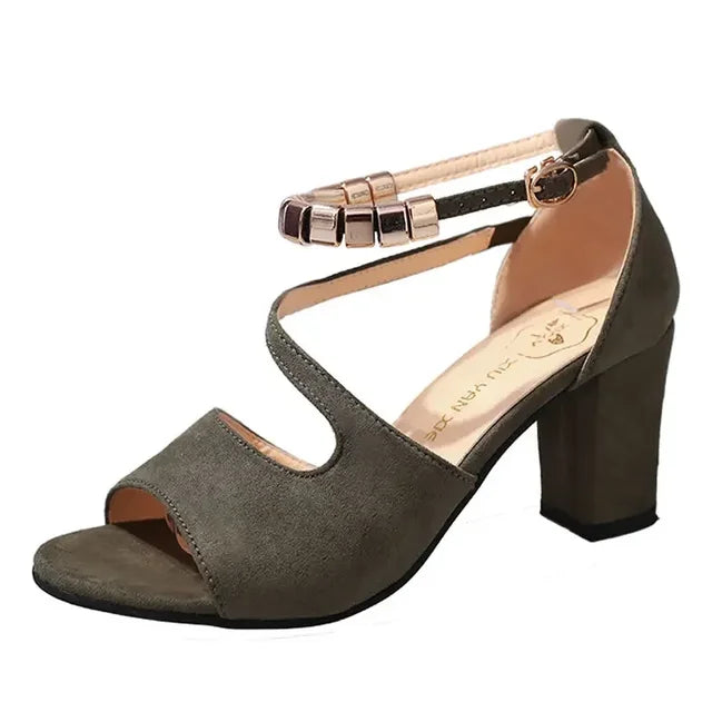 Heidi-Mode | High Heels Bequeme Sandalen