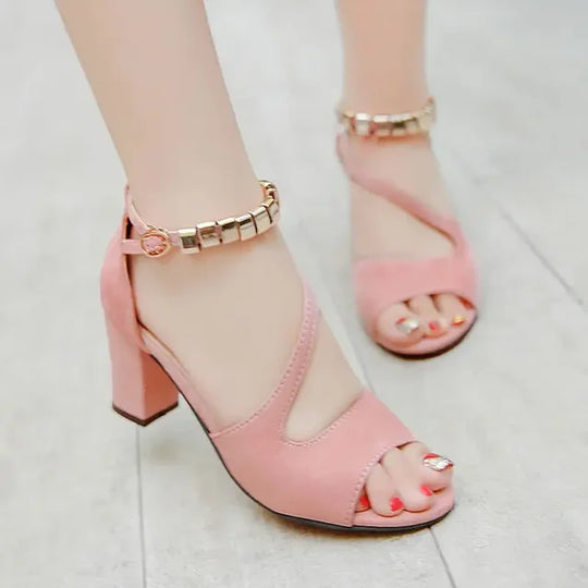 Heidi-Mode | High Heels Bequeme Sandalen