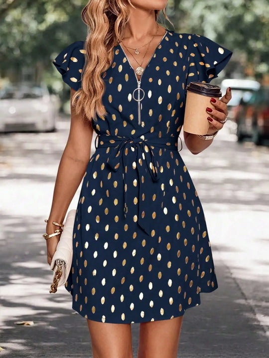 Chic Polkadot Zomerjurk