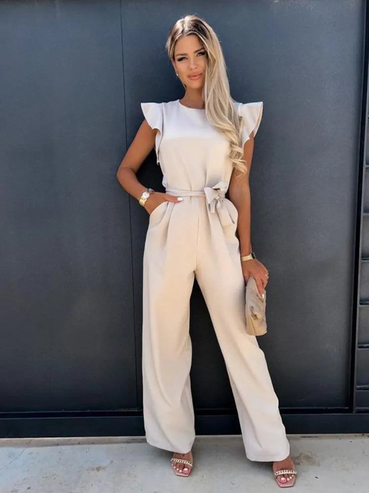 Heidi - Eleganter Jumpsuit mit weitem Bein