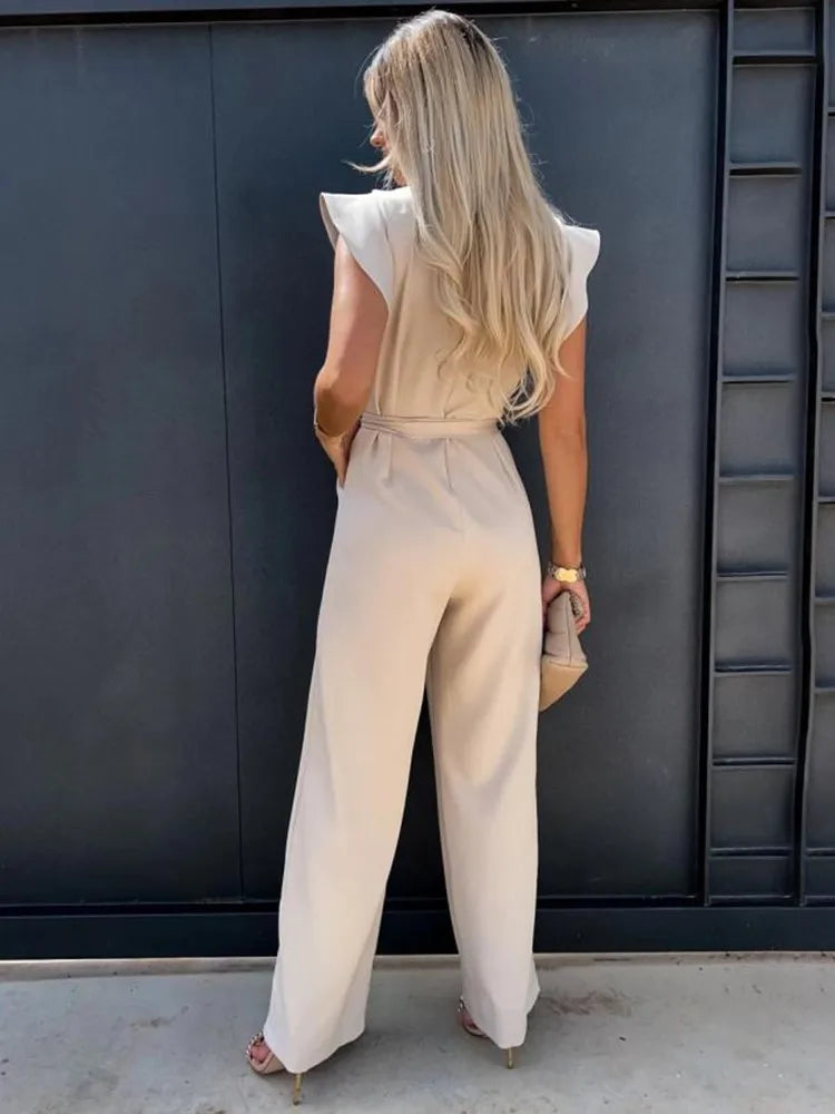 Heidi - Eleganter Jumpsuit mit weitem Bein