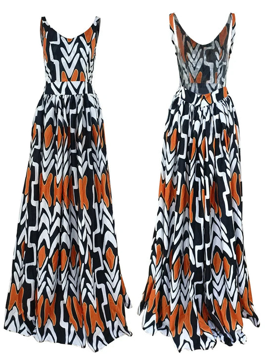 Boho Print Maxi Jurk van DromerigeDresses