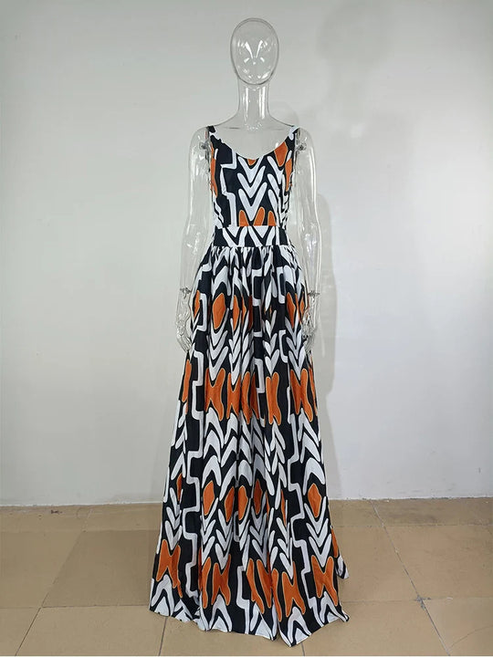 Boho Print Maxi Jurk van DromerigeDresses