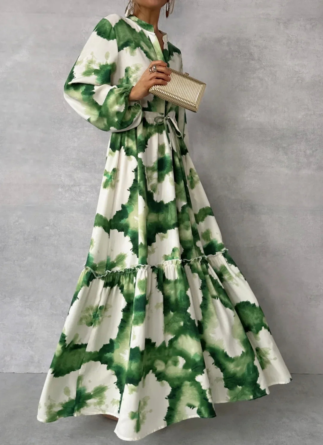 Groene Maxi Jurk