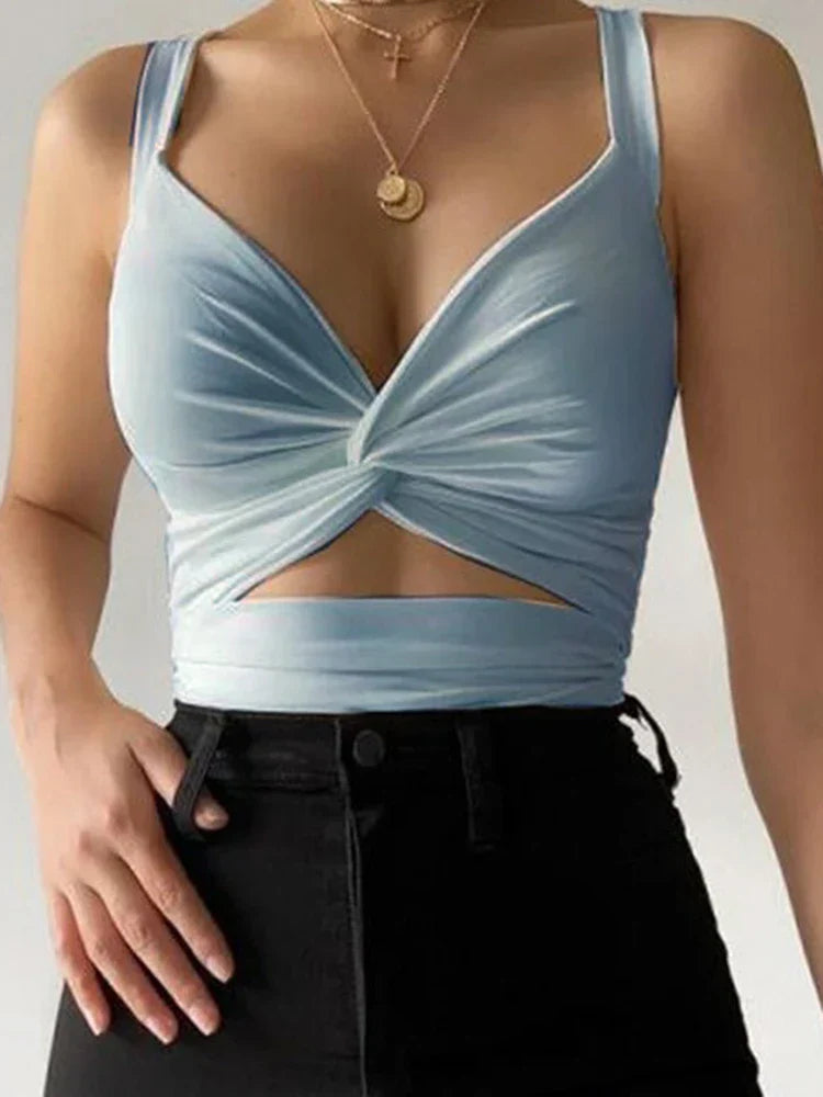 Heidi-Mode | Ärmellose Kurze Crop Tops Sexy Mode