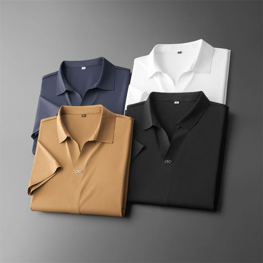 Exclusive Silk Short Sleeve Shirt Set