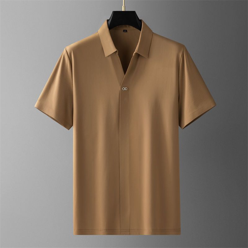 Exclusive Silk Short Sleeve Shirt Set