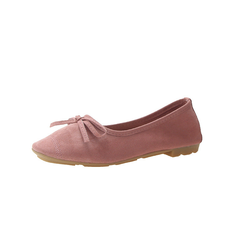 Damen Ballerinas mit zartem Schleifen-Design und weichem Obermaterial Heidi-Mode