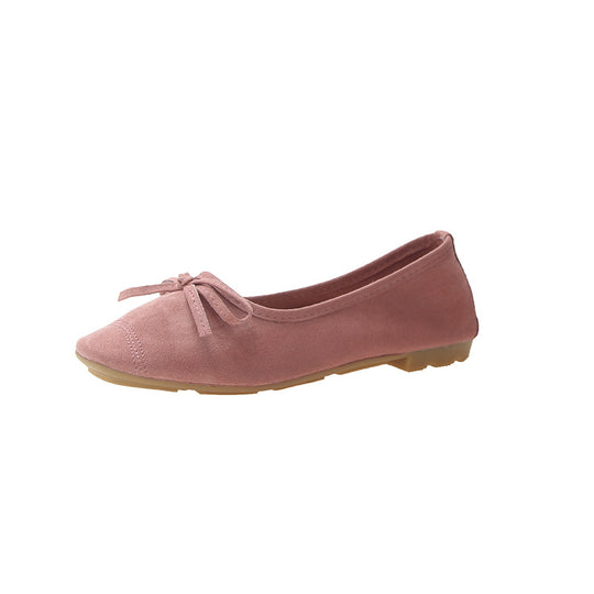 Damen Ballerinas mit zartem Schleifen-Design und weichem Obermaterial Heidi-Mode