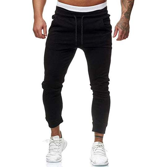 Herren Sportliche Jogginghose mit elastischem Bund und praktischen Taschen Heidi-Mode