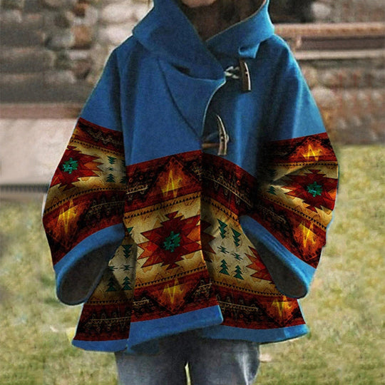 HeidiMode | Einzigartiger Bedruckter Vintage-Mantel