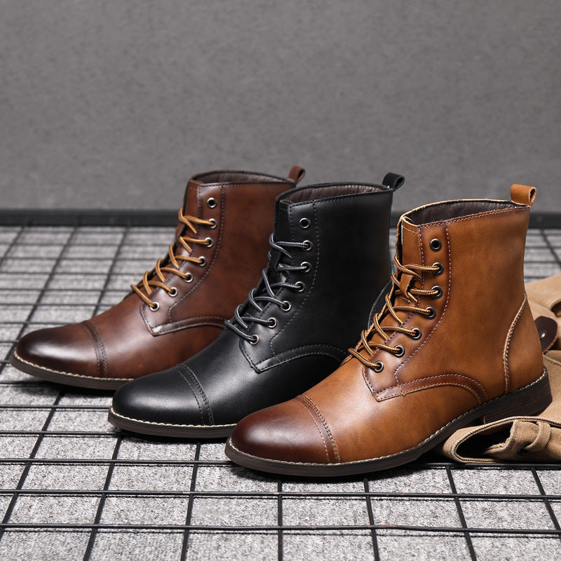 Heidi-Mode | Bequeme Rutschfest Runde Zehe Stiefelette