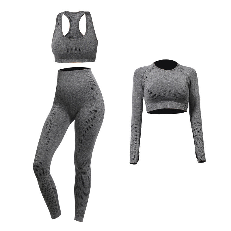 Schnelltrocknendes Enges Yogahosen-Set