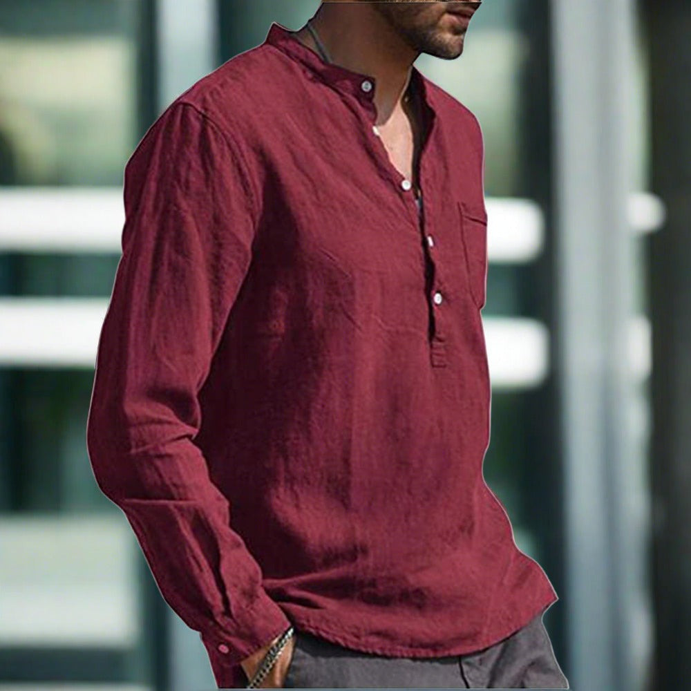 Heidi-Mode | Slim Linen Comfort Shirt