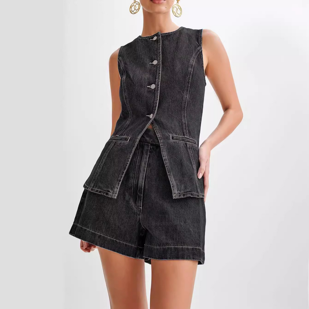 Heidi-Mode | Lässiges Damen Denim Set