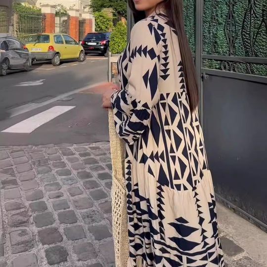 Heidi Mode | Bedrucktes Hemdkleid