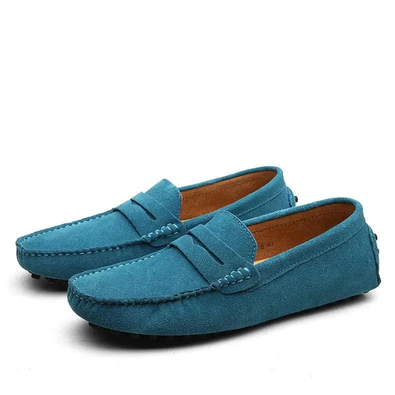 Heidi-Mode | Mocassins für Männer aus Wildleder, auch in großen Größen