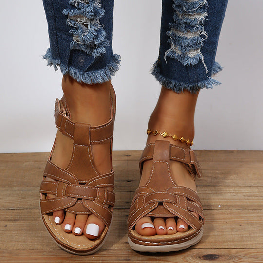 Heidi-Mode | Orthopädische Klettschuhe mit Dämpfungssohle für Damen