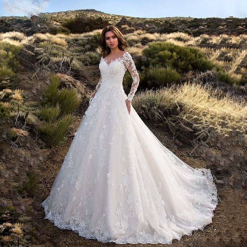Heidi-Mode | Elegante weiße Braut Hochzeitskleid