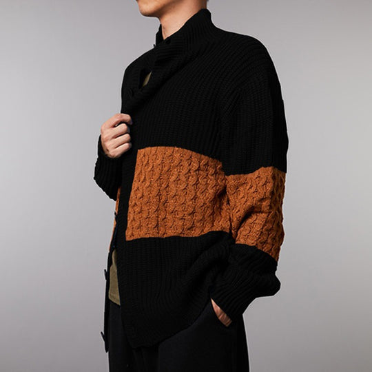 Damen modische Strickjacke mit Waffelmuster und luxuriöser Textur Heidi-Mode