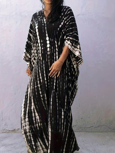 Heidi-Mode | Übergröße Kaftan Kleid