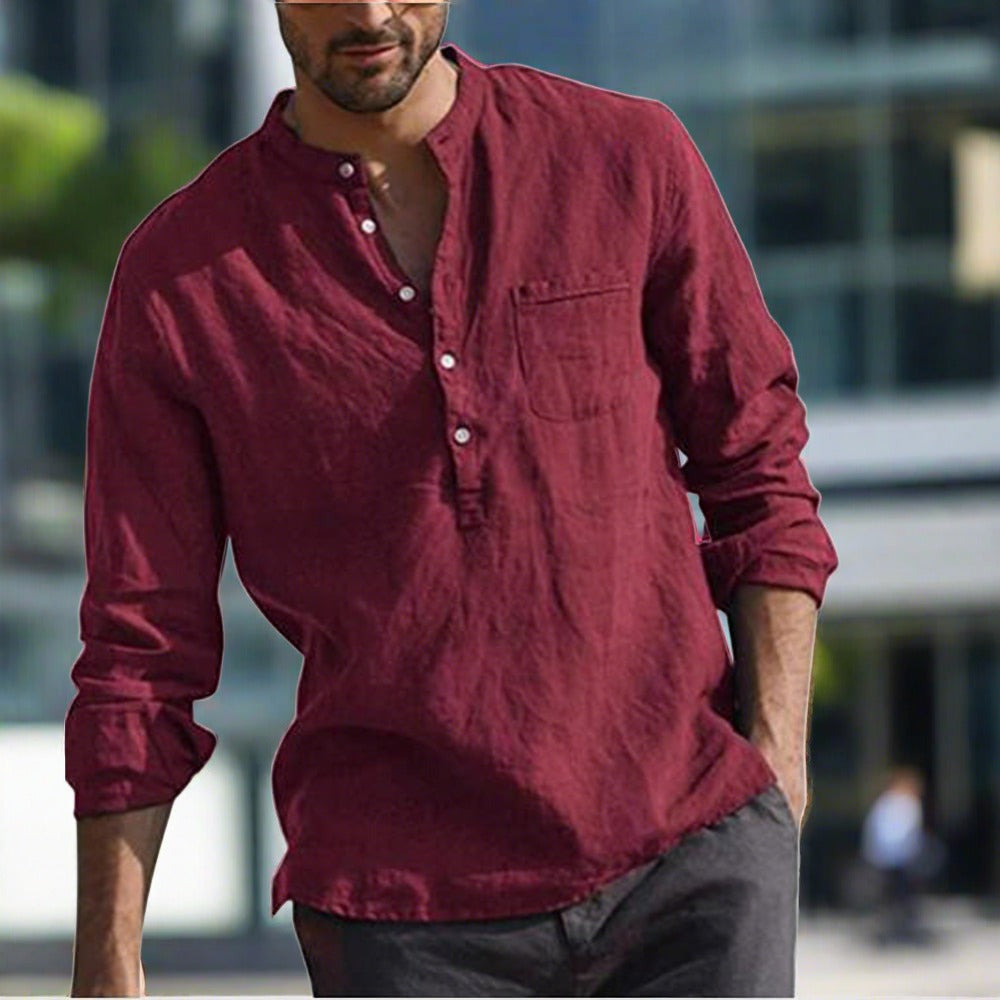 Heidi-Mode | Slim Linen Comfort Shirt