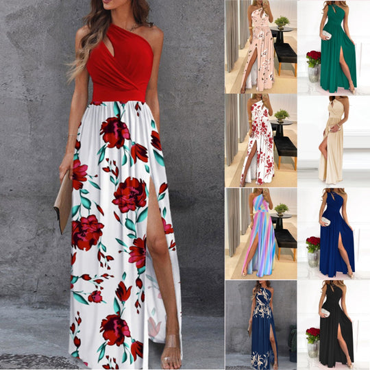 Heidi Mode | Ärmelloses Kleid mit hoher Taille und Öffnung