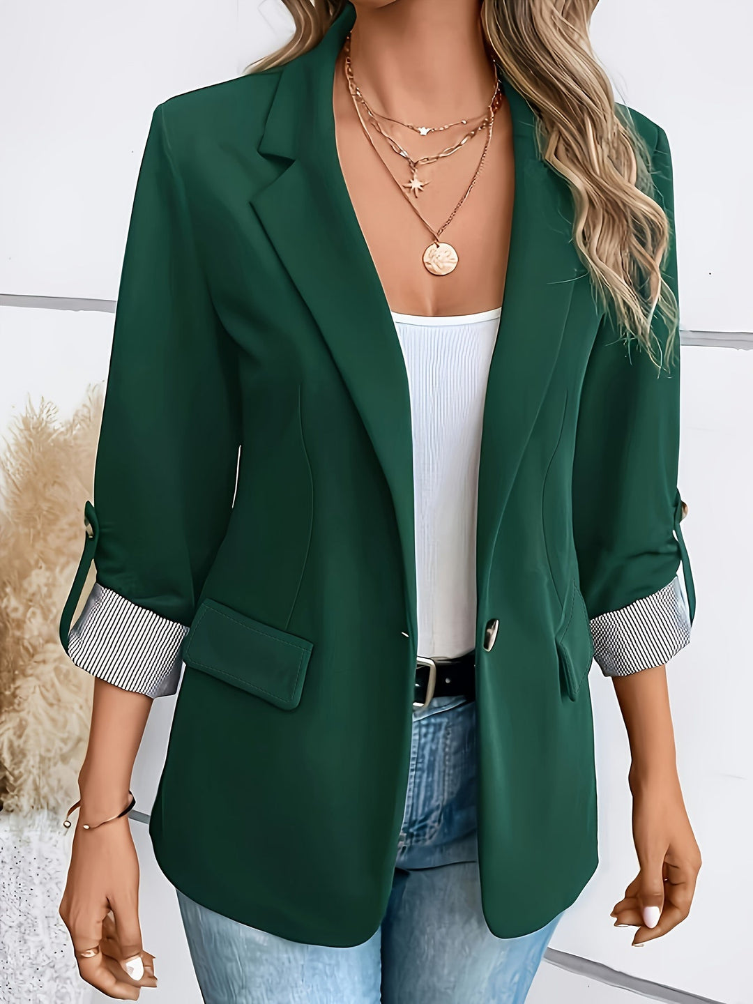Heidi-Mode | Blazer mit Roll Up Ärmeln für Damen
