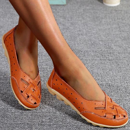 Heidi-Mode | Damen Vogel Nest Hohlen aus Loafers