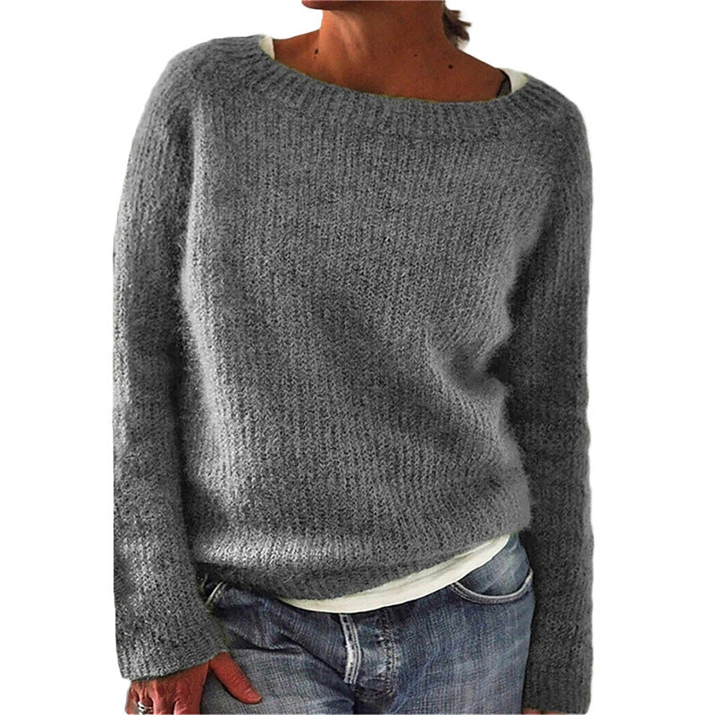 Klassischer Strickpullover