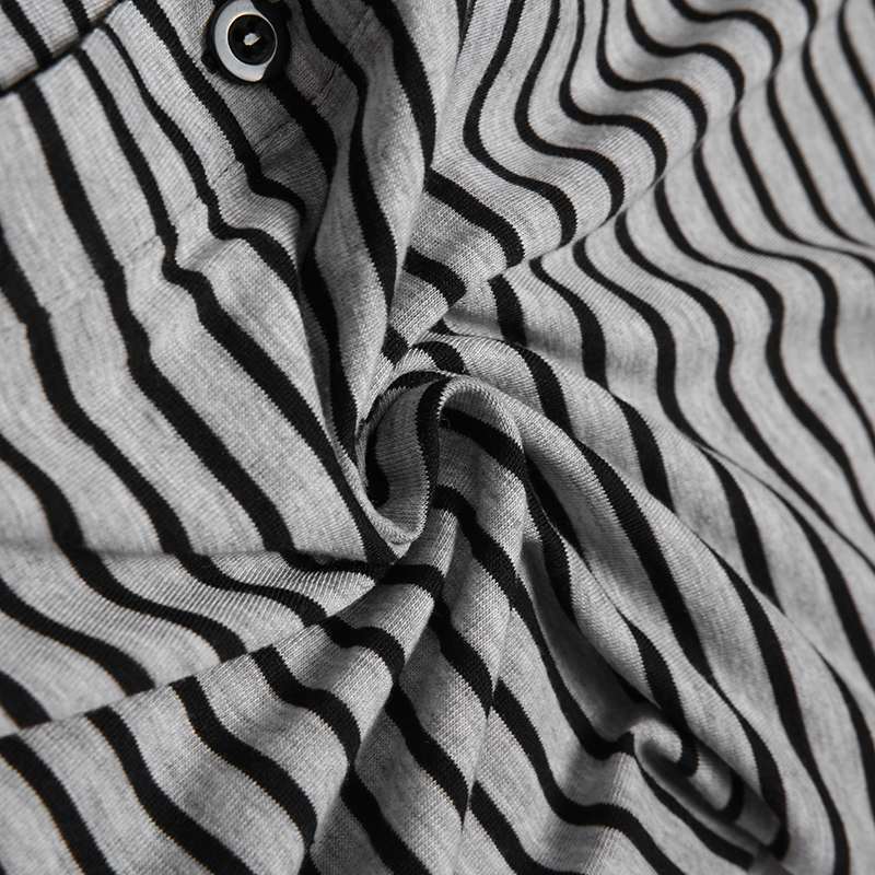 Herren Langarm Schlafanzugset mit komfortablem Knopfdesign Heidi-Mode