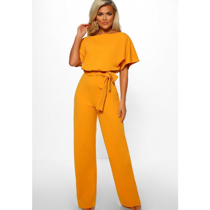 Damen elegantes Set bestehend aus fließender Bluse und weit geschnittenen Hosen Heidi-Mode