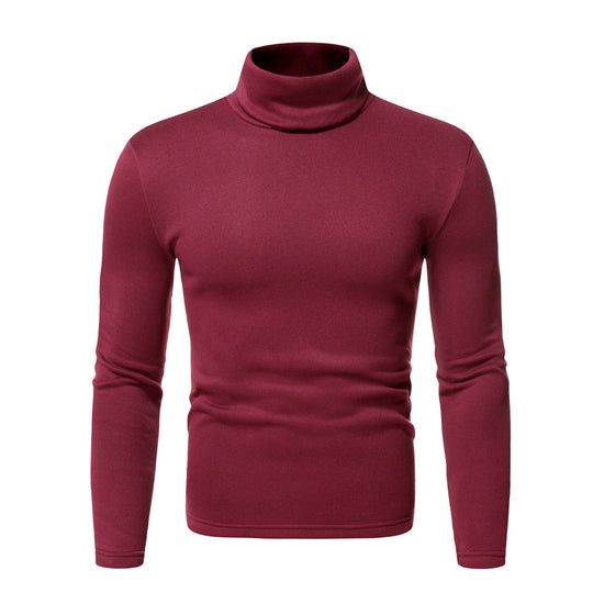Herren Rollkragenpullover aus hochwertigem Stoff Heidi-Mode