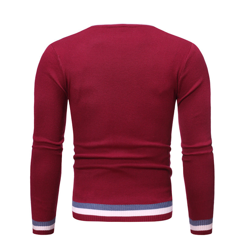 Herren Feinstrickpullover mit maritimen Akzenten Heidi-Mode