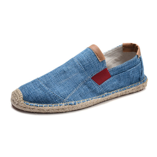 Heidi-Mode | Boss Stilvolle Handgemachte Leinwandstrohschuhe Sommer-Chic