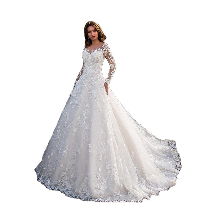 Heidi-Mode | Elegante weiße Braut Hochzeitskleid