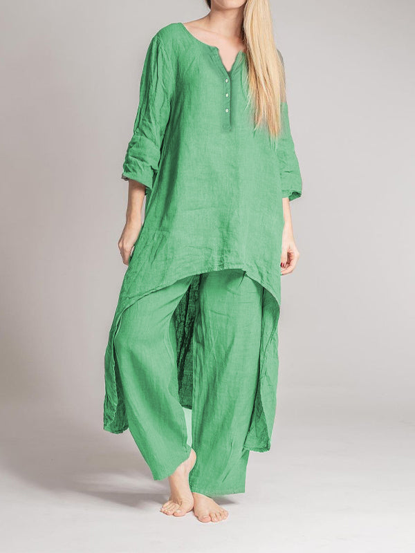 Heidi-Mode | Damen Casual Leinenkleid