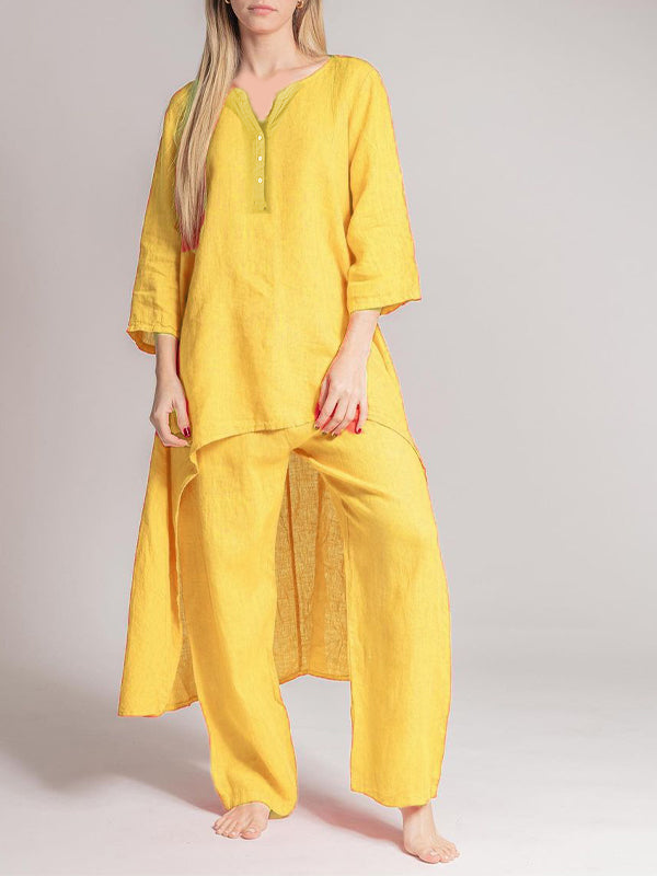 Heidi-Mode | Damen Casual Leinenkleid