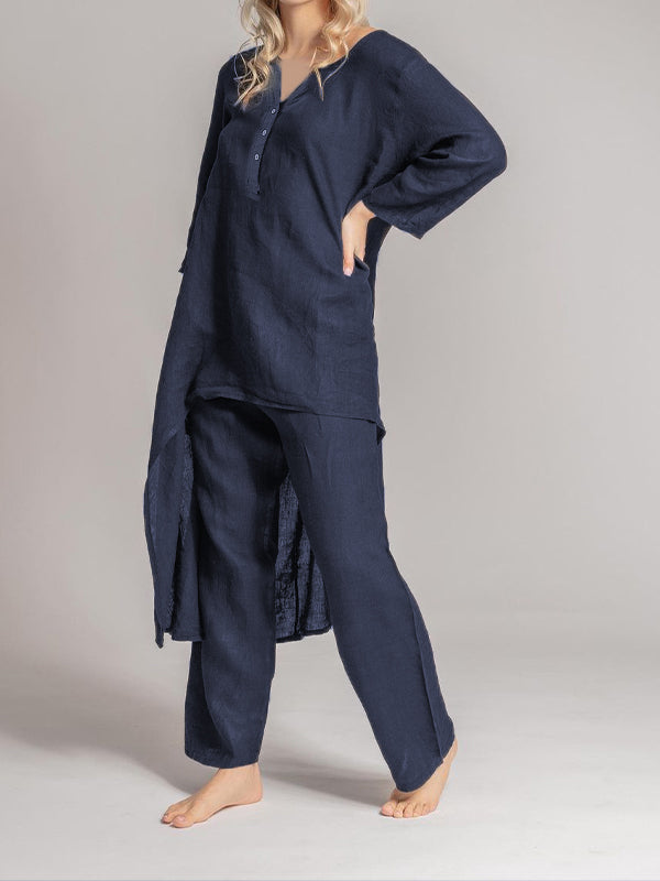 Heidi-Mode | Damen Casual Leinenkleid